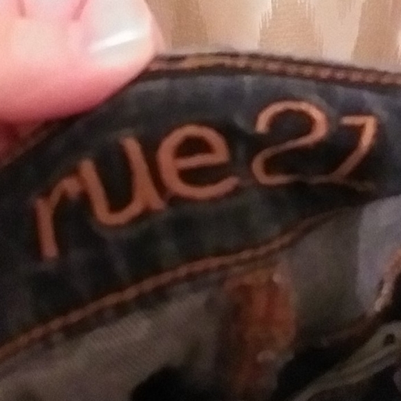 Rue 21 high rise destroyed skinny jeans sz 8*as is - Picture 13 of 16